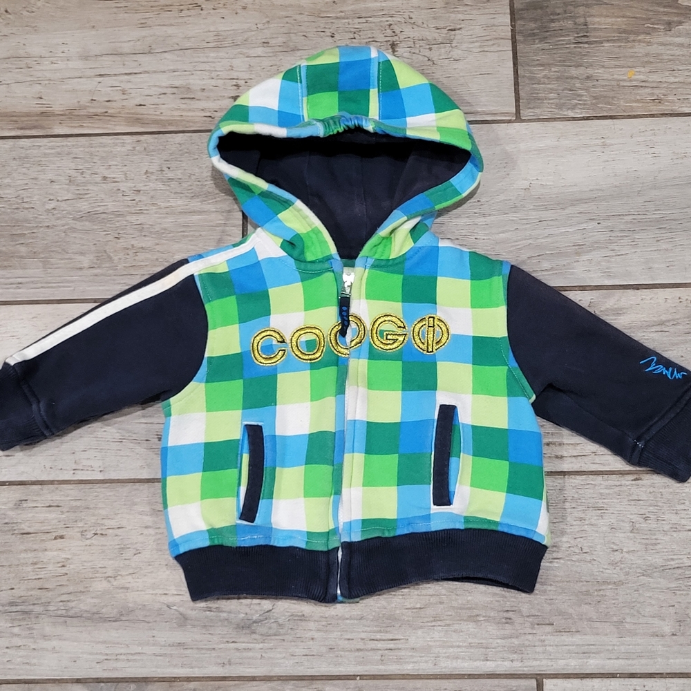 Coogi baby boys 6-9 mo hoodie sweater